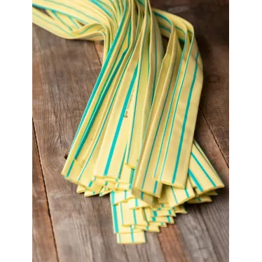 Трубка термоусаживаемая ТУТ нг 25/12,5 желто-зеленая в отрезках по 1м PROxima