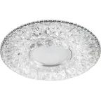 Светильник ИВО-50w G5.3 со светодиодной подсветкой 4000К прозрачный хром