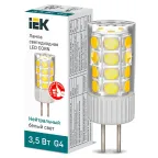 Лампа светодиодная CORN капсула 3,5Вт 230В 4000К керамика G4 IEK