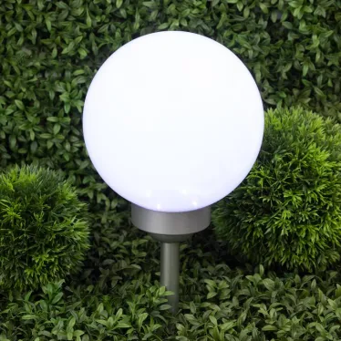 Светильник уличный ERASF22-21 Шар на солнечных батареях садовый 20 см