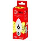 Лампа светодиодная LED B35-6W-827-E27(диод,свеча,6Вт,тепл,E27)