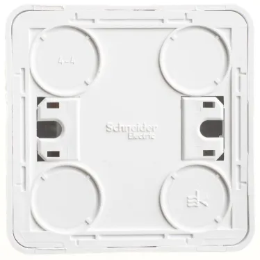 ЭТЮД Выключатель одноклавишный наружный с подсветкой белый сх.1