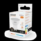 Лампа светодиодная LED 9 Вт 640 лм 3000К софит MR16 теплый GU10 AC 220В Elementary Gauss