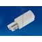 Ввод питания для шинопровода Трехфазный Левый белыйUBX-A02 WHITE 1 POLYBAG