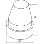 Фотореле 2200w IP44 белый