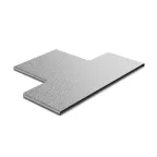 Крышка к переходу прямому центральному 200х100, толщина 0,7 мм, Сендзимир цинк