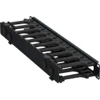 Кабель-органайзер горизонтальный 19 1U черный РФ