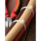 Хомут P6.6 стандартный белый 7.6x300 (100шт) FlexLock PROxima