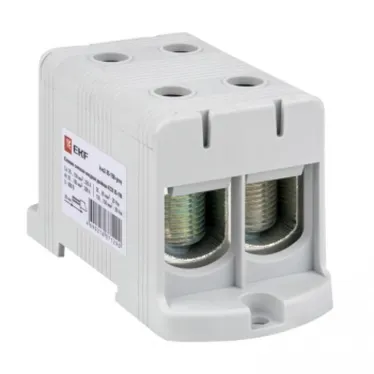 Клемма силовая вводная двойная КСВ 35-150 серая PROxima