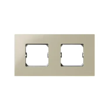 Рамка-база на 2 поста, 85х162мм, S27Pl, сл.кость