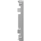 Valena LIFE Лицевая панель для одиночных телефонных/информационных розеток Алюминий