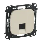 Розетка Valena ALLURE информационная одиночная RJ45 категория 5е UTP лицевая панель слоновая кость