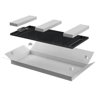 Панель задняя 600мм шкафа 47U LINEA N чер.