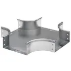 Ответвитель DPX крестообразный 400х100 в комплекте с крепежными элементами и соединительными пластинами