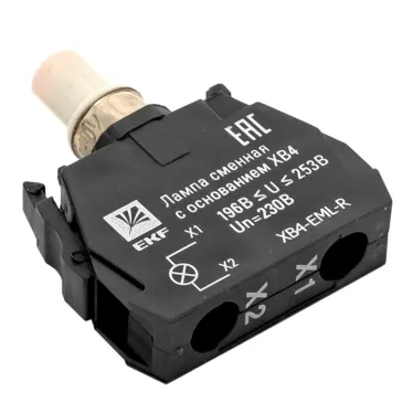 Лампа сменная c основанием XB4 красная 230В PROxima