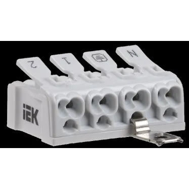 Клемма пружинная соединительная КСПз4-2L+N+PE