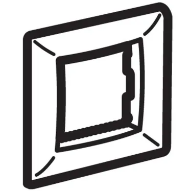 BRAVA Рамка 2 модуля бежевая