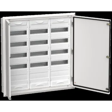 TITAN 5 Корпус металлический ЩРв-180 (3х60) 880х885х130мм IP31 белый (две двери)