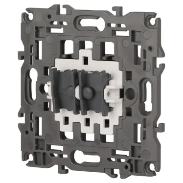 Переключатель для жалюзи (кноп), 10АХ-250В, Elegance, механизм (10/100/3000) 14-1110-99