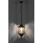 Светильник НСУ-60w цепь,Е27,IP44,чер/зол.Feron