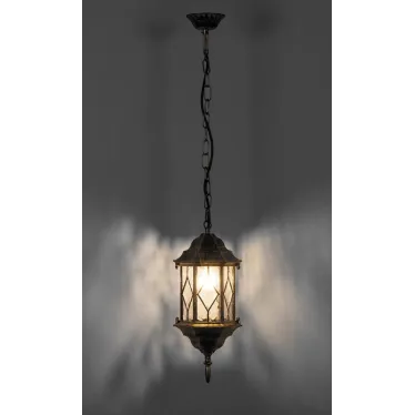 Светильник НСУ-60w цепь,Е27,IP44,чер/зол.Feron