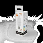 Лампа светодиодная LED 12 Вт 880 лм 3000К свеча теплый E14 AC 220В Elementary Gauss