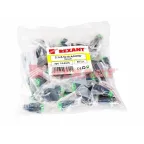 Разъем питания гнездо 2.1х5.5 с клеммной колодкой,