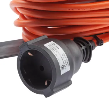 Удлинитель силовой UFx-1e-3x1-10m на рамке с заземлением 1 розетка 10м ПВС 3х1мм2