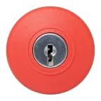 Механизм кнопки исполнительный XB4 'Грибок' красный поворотный с фиксацией с замком PROxima