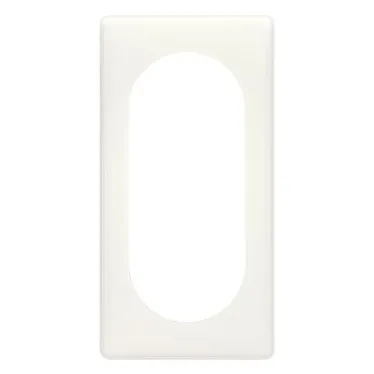 Рамка, 4/5 модулей, белый глянец