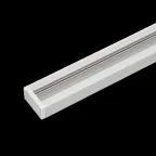 Шинопровод белый (пластик) 2м PTR P 2M-WH с токоподводом и заглушкой