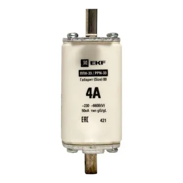 Вставка плавкая ППН-33 160/4А габарит 00