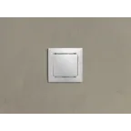 Выключатель одноклавишный, в рамку, белый
