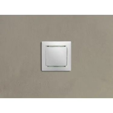 Выключатель одноклавишный, в рамку, белый