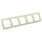 MASTER Рамка 5-м СУ / слоновая кость