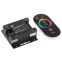 Контроллер с ПДУ радио (черный) RGB 3 канала 12В, 6А, 216Вт IEK