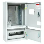 Щит учетно-распределительный навесной ЩУРн-3/15 с замком с окном IP31 БУР-3/15И