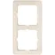 W59 Рамка 2 поста бежевая