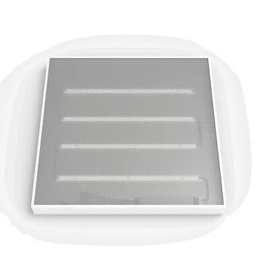 Светильник светодиодный ДВО 30 Вт 3700 лм 5000К AC 220В IP40 588х588х50мм призма для потолков Грильято (планки крепления в комплекте) с БАП аварийный CRI»80Ra MiR Gauss