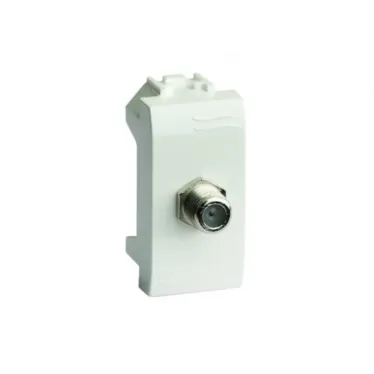 Розетка телевизионная TV оконечная бежевая