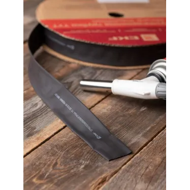 Термоусаживаемая трубка ТУТ нг 25/12,5 черная рулон PROxima