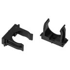 Крепеж клипса для труб прямой монтаж d 32мм черный CLIP-32-B-MP