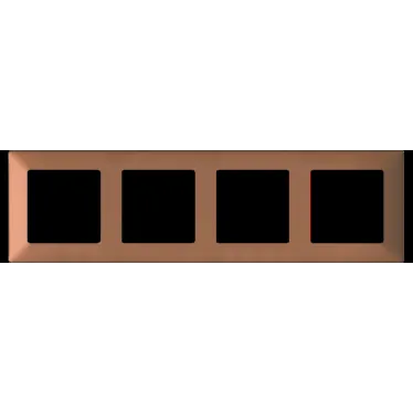 Valena LIFE Рамка 4 поста медь универсальная