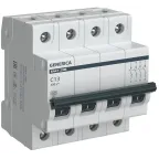 Автоматический выключатель ВА47-29М 4P 13А 4,5кА C GENERICA