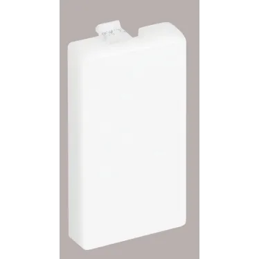 Connect Заглушка узкая 225х45мм алюминий