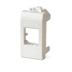 BRAVA Адаптер для информационныx разъемов SIEMON бе лый 1 модуль