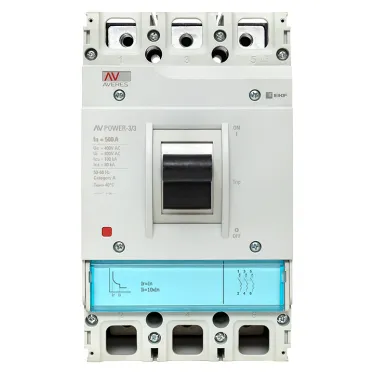Выключатель автоматический AV POWER-3/3 500А 100kA TR AVERES