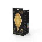 Лампа светодиодная LED Filament Honeycomb E27 8.5W Amber 660lm 2000K 1/2 | 161802105 | Gauss