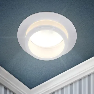 Светильник встраиваемый алюминиевый KL89 WH MR16/GU5.3 белый