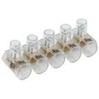 Зажим винтовой концевой изолированный КЗВИ 6.0мм2 5x1